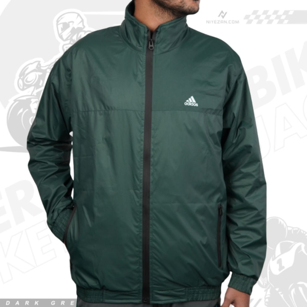 Lightweight Hooded Windbreaker - Dark Green (ডার্ক গ্রিন) - Image 1