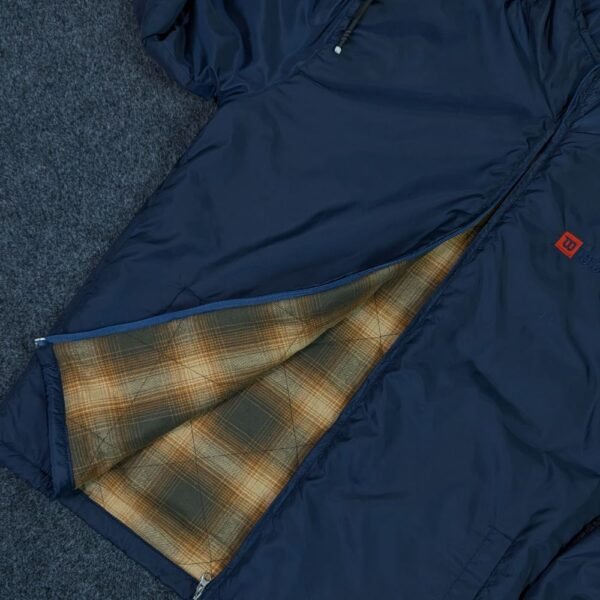 104- Hooded Windbreaker With Inner Padding - Navy Blue (উইলসন জ্যাকেট - নেভি ব্লু) - Image 6
