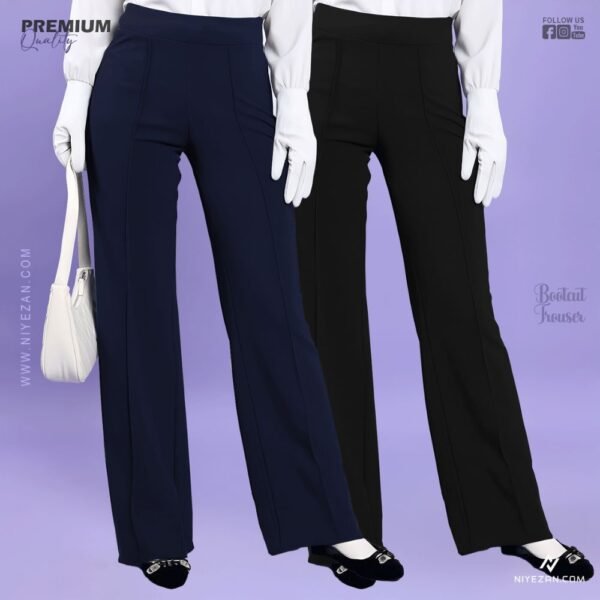 Ladies Trouser (Black, Navy) - Image 1
