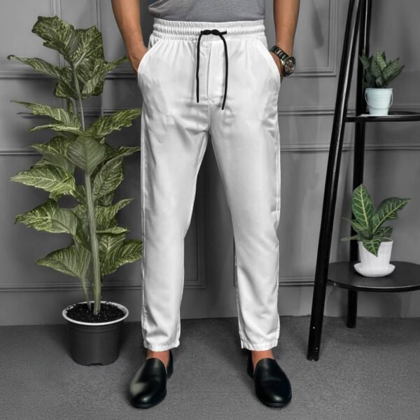 Formal Trouser Pant (White) - 101 ( সাদা কালার ) ১ পিস - Image 1
