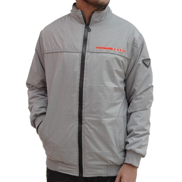 Biker Special Prada Jacket - Light Ash - Image 2
