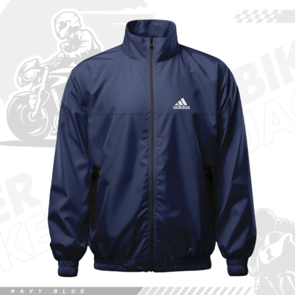 Lightweight Hooded Windbreaker - Navy Blue (নেভি ব্লু) - Image 1