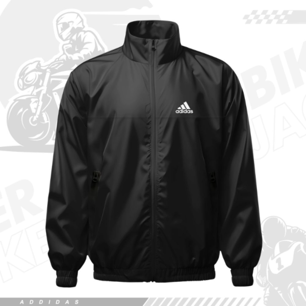 Lightweight Hooded Windbreaker - Black (ব্ল্যাক) - Image 1