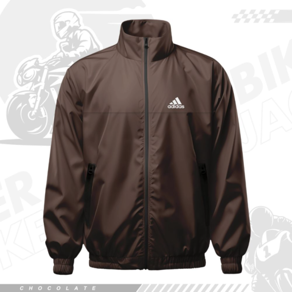 Lightweight Hooded Windbreaker - chocolate (চকোলেট) - Image 1