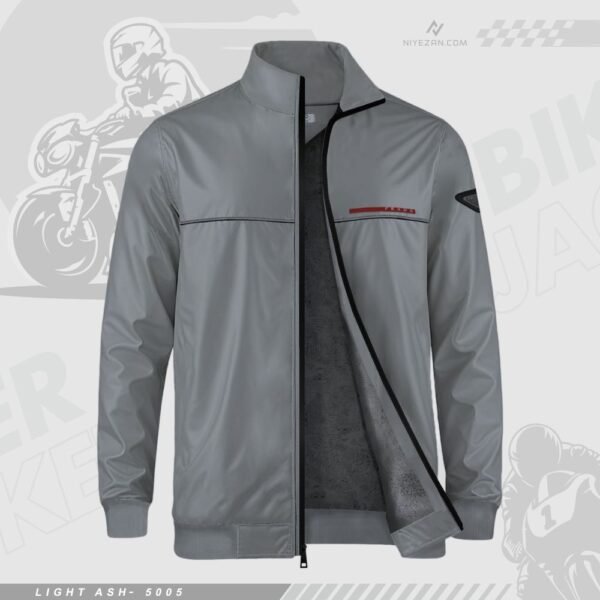 Biker Special Prada Jacket - Light Ash - Image 1