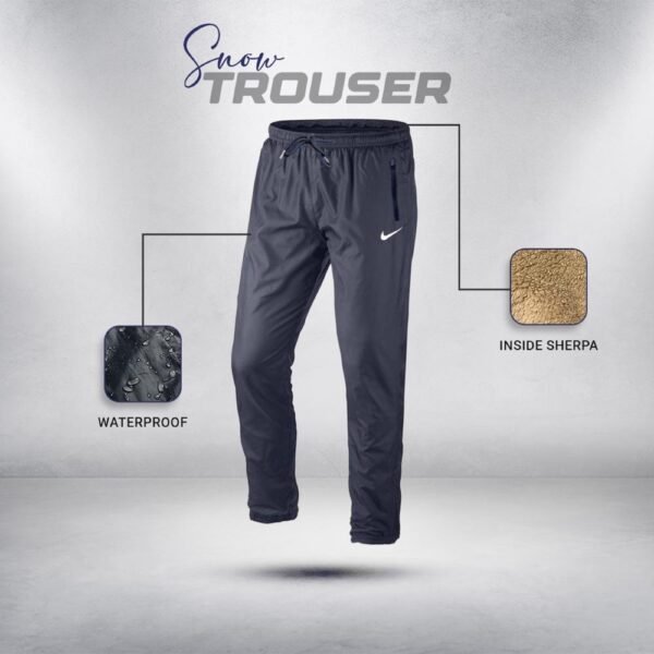 Snow Trouser- Black Without Cuff - Image 1