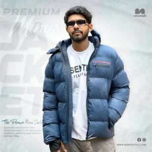 Prada Padded Jacket- Navy blue