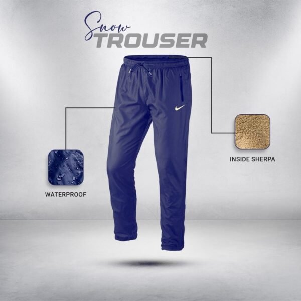 Snow Trouser- Navy Blue Without Cuff - Image 1